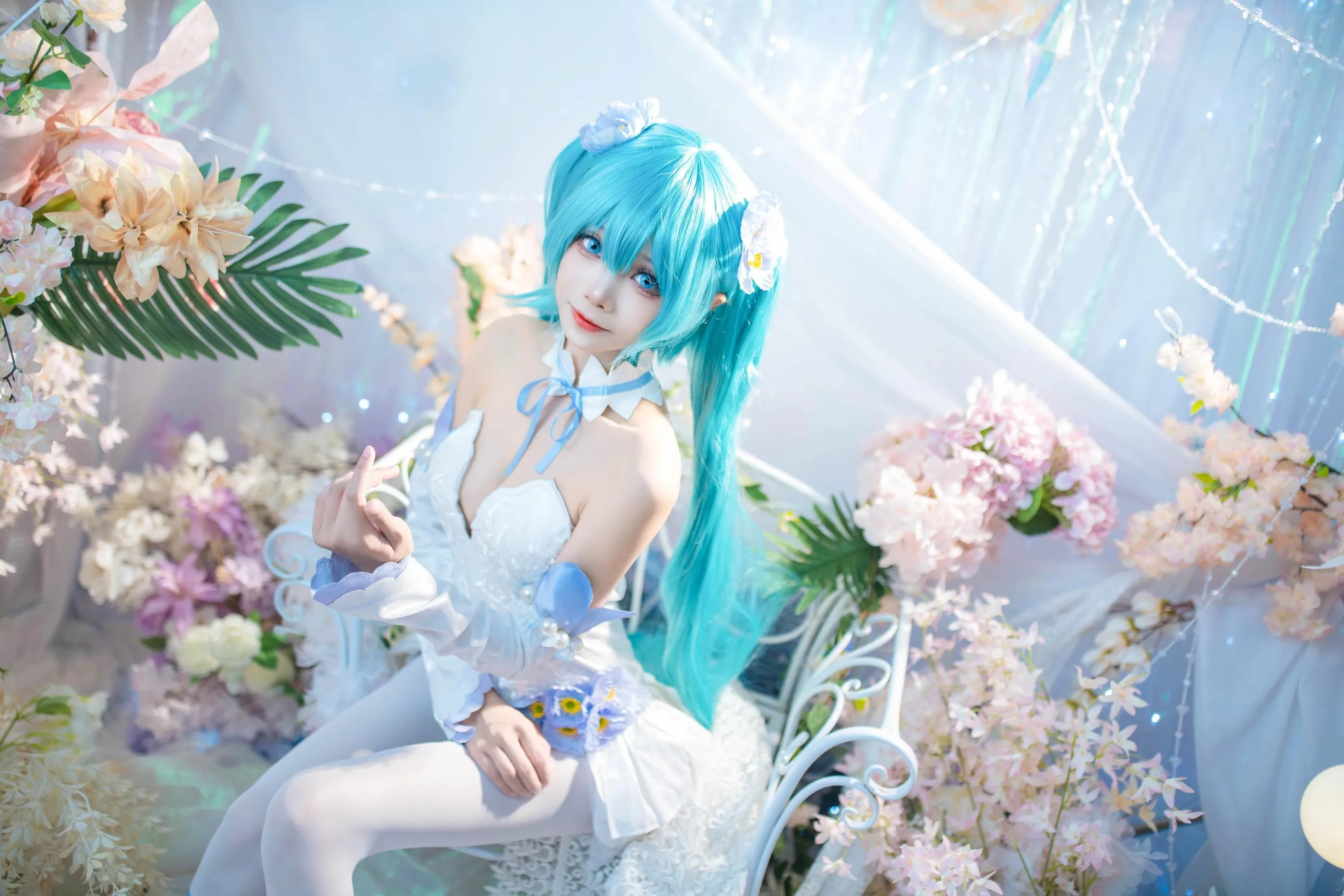 艾西Aiwest – NO.011 初音 粉蝶花 [42P]插图3